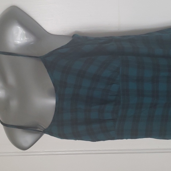 wild fable Dresses & Skirts - Deep teal plaid dress